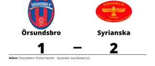 Syrianska höll undan och vann mot Örsundsbro