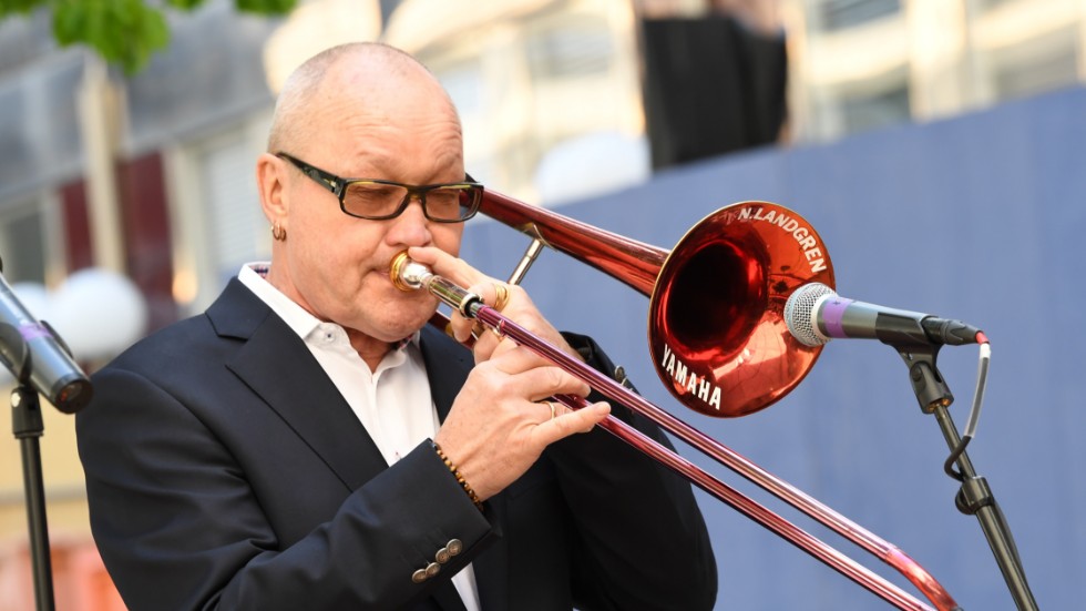 Trombonisten Nils Landgren. Arkivbild.