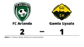 Förlust för Gamla Upsala borta mot FC Arlanda