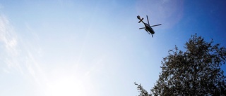 Man hittades – signalerade helikopter med tröja