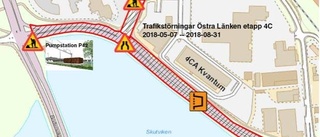 Varnar för störningar i trafiken