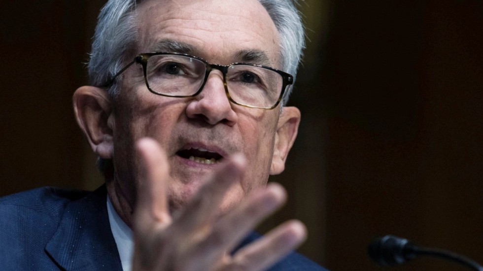 USA:s centralbank Federal Reserve (Fed), med chefen Jerome Powell, levererade sin första räntehöjning sedan 2018 på onsdagen. Arkivbild.