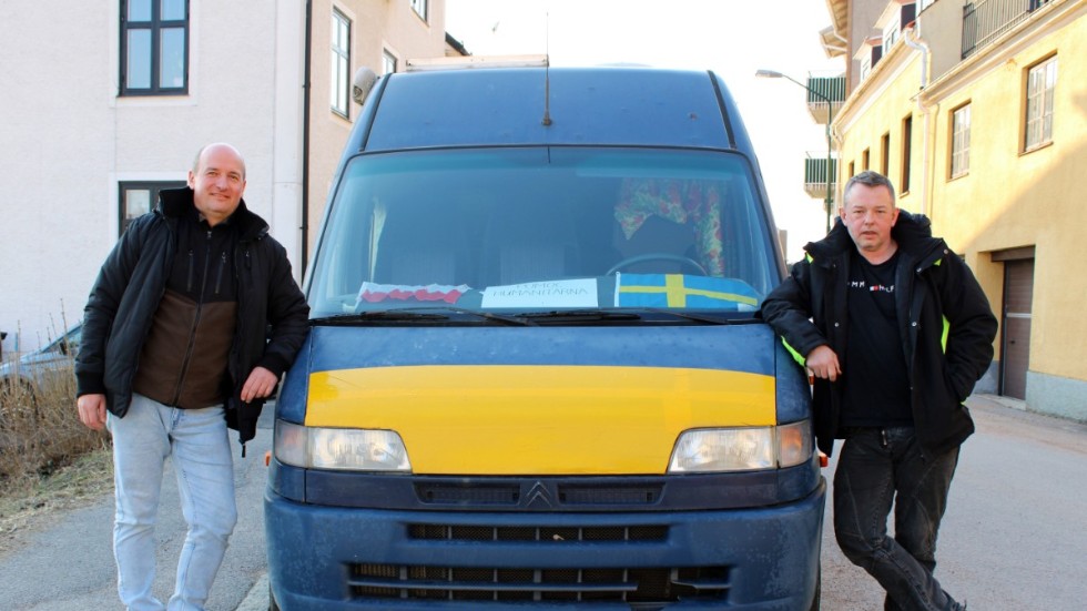 Ryszard Przeszlo och Kenny Fransson är tillbaka i Vimmerby efter att ha tillbringat över en vecka i Polen, nära den Ukrainska gränsen. 