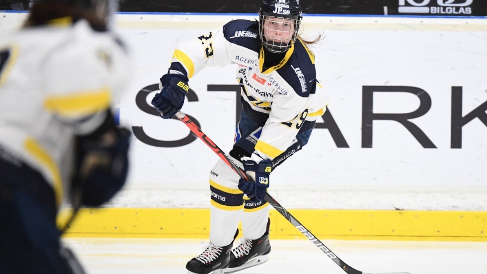 Felizia Wikner-Zienkiewicz gjorde sista målet i HV71:s möte mot Modo. Arkivbild.
