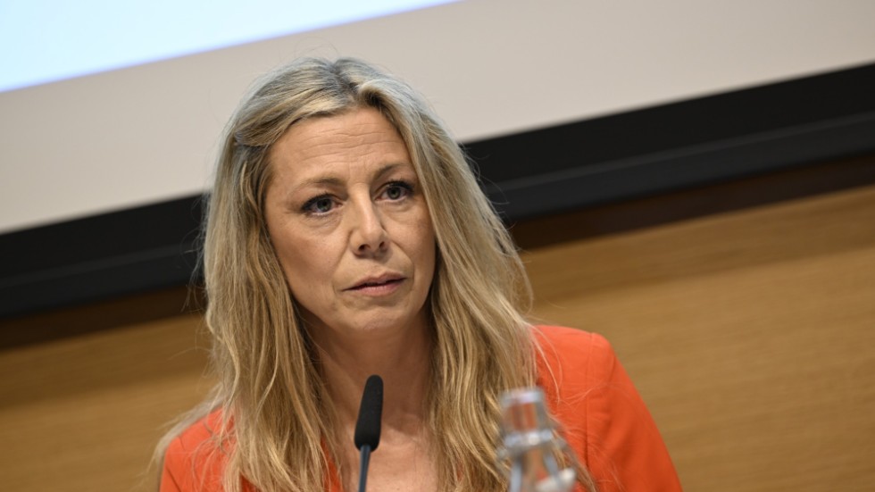 Linda Lindberg, socialpolitisk talesperson för Sverigedemokraterna. Arkivbild.