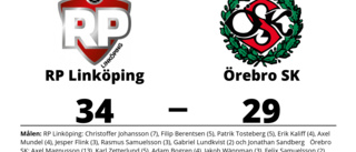 Bra start för RP Linköping efter seger mot Örebro SK