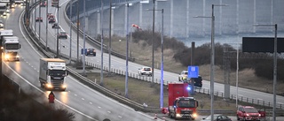 Två mil kö efter olycka på Öresundsbron