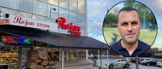 Gorans butik i Årby hade precis stängt för dagen – då small det: "Är väldigt orolig"