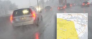SMHI:s varning inför måndagen: Besvärligt väder kan leda till olyckor och förseningar