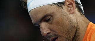 Nadal skadad och utslagen: "Det är hårt"