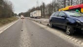 Västerviksbo körde på fel sida av riksvägen: "Kunde ha slutat mycket värre" • Se video från räddningsarbetet