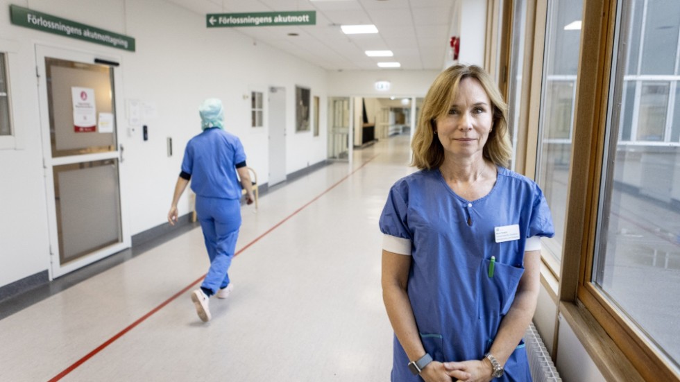 Maria Persson, verksamhetschef för kvinnokliniken vid Danderyds sjukhus.