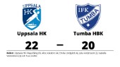 Tuff match slutade med seger för Uppsala HK mot Tumba HBK