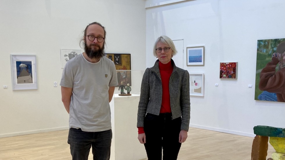 Besökssuccé för årets Vintersalong i Katrineholm här är konstverket