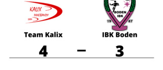Team Kalix avgjorde i förlängningen mot IBK Boden