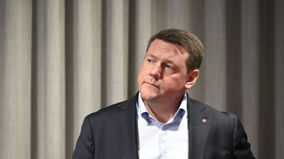 Socialdemokraternas partisekreterare Tobias Baudin. Arkivbild.