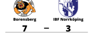 Formstarka Borensberg tog ny seger mot IBF Norrköping