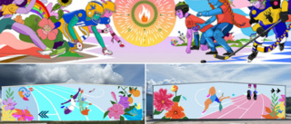 Nya jättemålningar i Eskilstuna – ska pryda tre stora väggar
