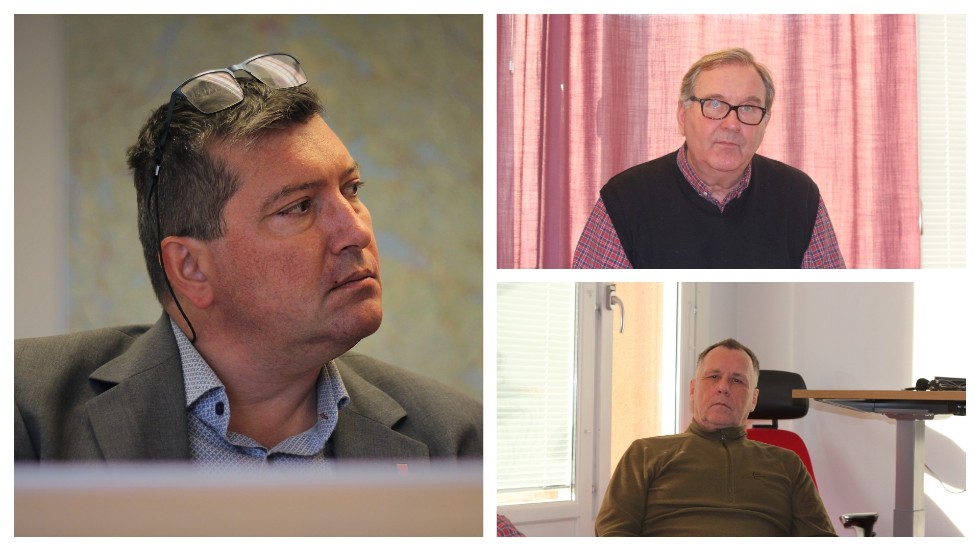 Kommundirektören Sergei Sorokin (till vänster) får sluta med omedelbar verkan. Det meddelade kommunstyrelsens Christer Segerstéen (M) och Conny Forsberg (S) under måndagen.