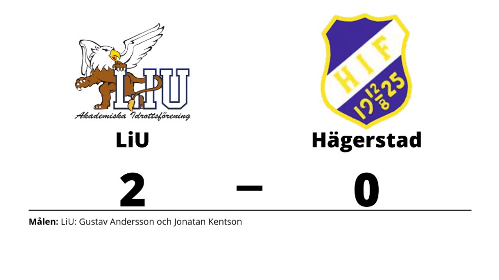 LiU AIF FK vann mot Hägerstads IF