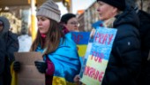 Manifestation mot kriget i Ukraina: "Vi vill stoppa kriget"