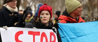 Demonstranter: Bara folket kan stoppa Putin