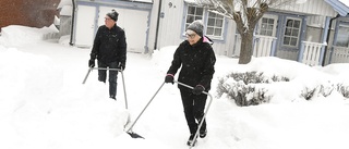 SMHI:s prognos: Då avtar snöovädret i Skellefteå