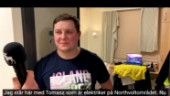 TV: Se video infrån Northvoltbaracken – Tomasz visar sitt rum • Det brukar de laga till middag 