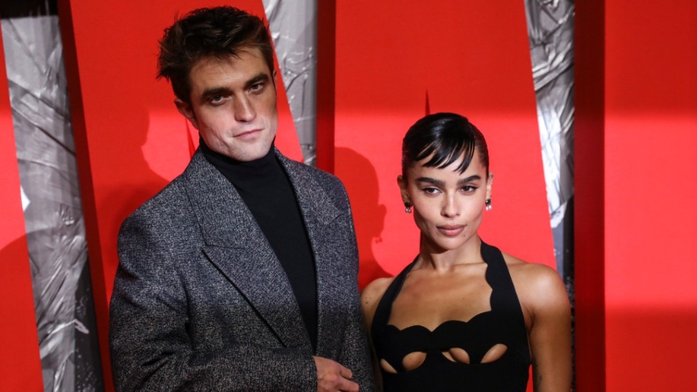 Ryska biobesökare kommer inte att kunna se Robert Pattinson och Zoe Kravitz i "The Batman". Bild från förra veckan.