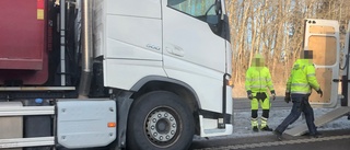 Lastbil i olycka på E4 utanför Linköping