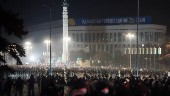 Tårgas mot demonstranter i Kazakstan