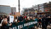 Tusentals protesterade mot vaccinpass