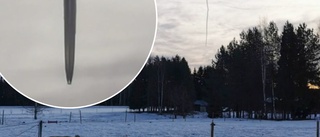 Se bilder på det fallande föremålet i skyn ovanför Lund, Skellefteå: ”Men oj, vad kan detta vara?” 