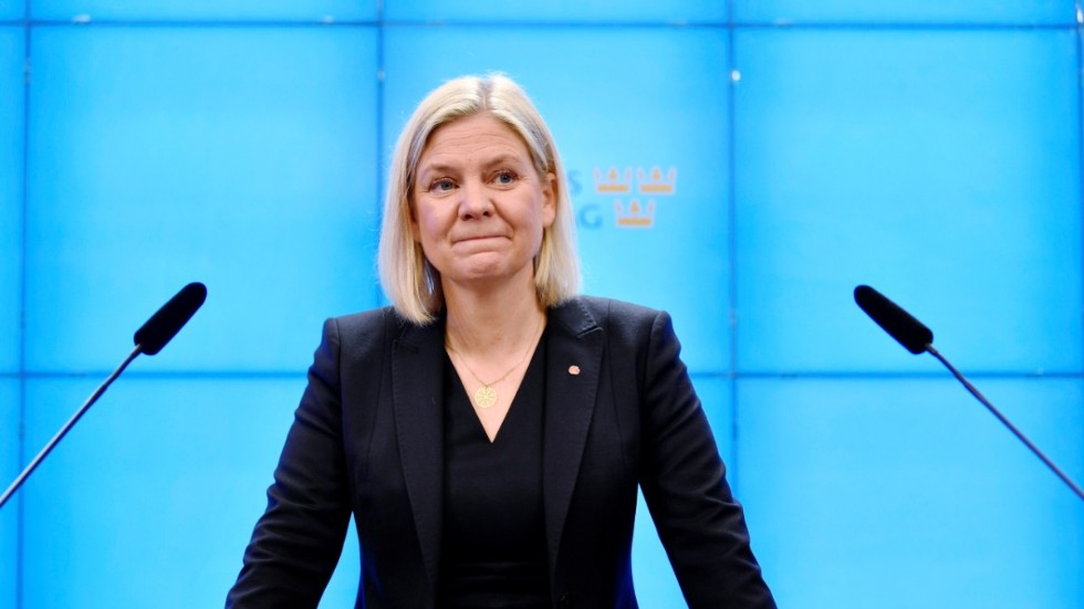 Socialdemokraterna ökar med med 2,9 procentenheter efter att Magdalena Andersson tillträtt som partiledare. Arkivbild.