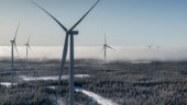 Snön faller och svensk energipolitik med den 