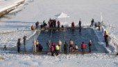 Vinterbadade i älven – visste ingenting om utsläppet av bajsvatten: ”Skandal att inte höra av sig” 