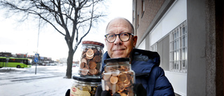 Eskilstunabon Tommy Karlssons bankdilemma: "Ingen vill växla mina mynt" 