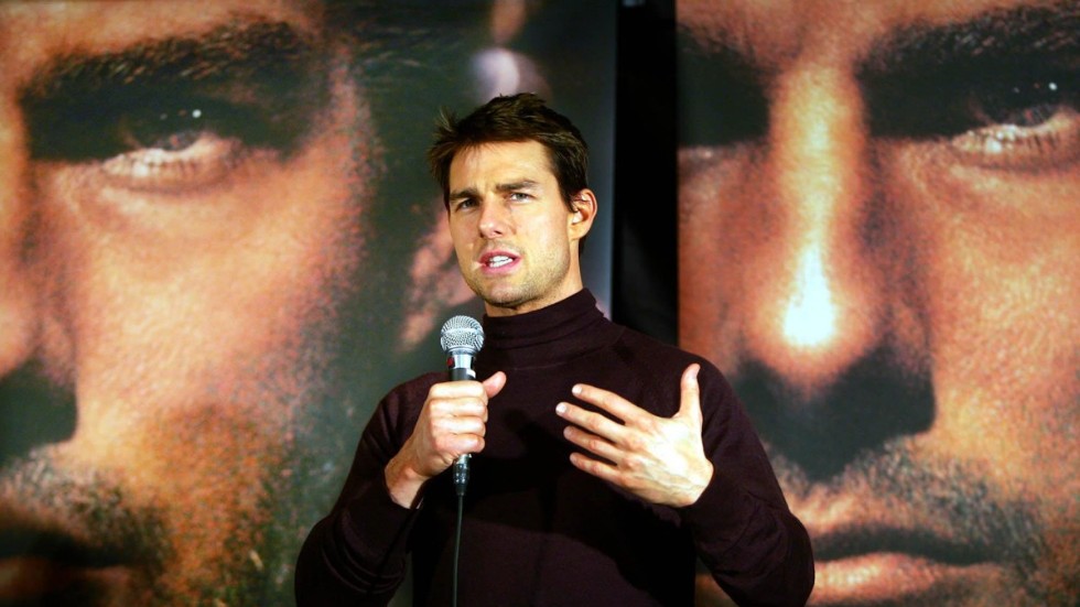 Tom Cruise på en bild från marknadsföringsturnén 2004, när "Collateral" hade premiär. 