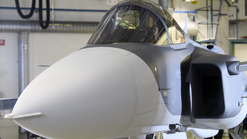 Saab erbjuder 88 Gripen E-plan till Kanada. Arkivbild.