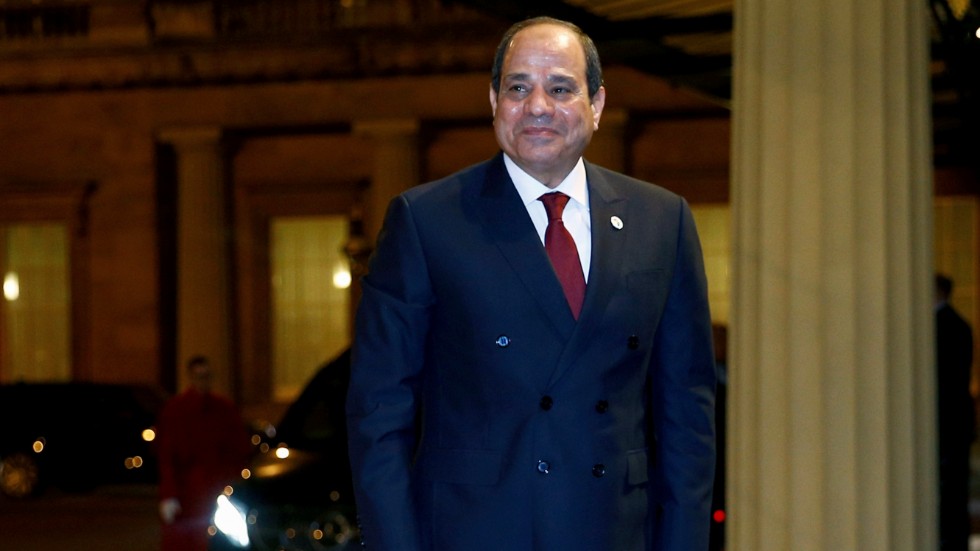 Egyptens president Abd al-Fattah al-Sisi. Arkivbild.