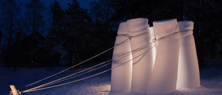 Piteås jubileum firas med snöskulpturer 