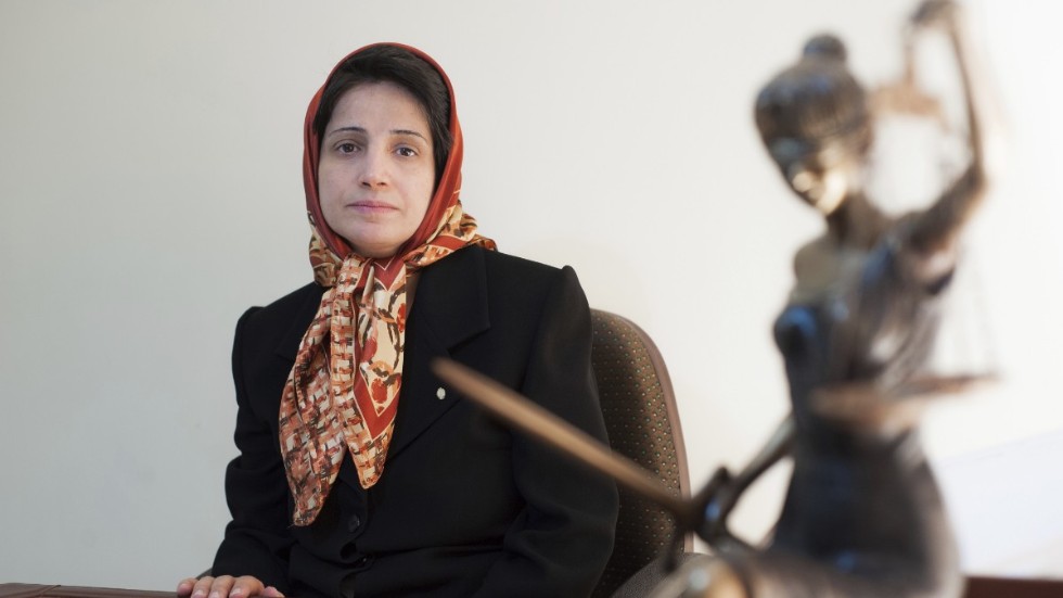 Den iranska människorättsjuristen Nasrin Sotoudeh på en bild från 2008.
