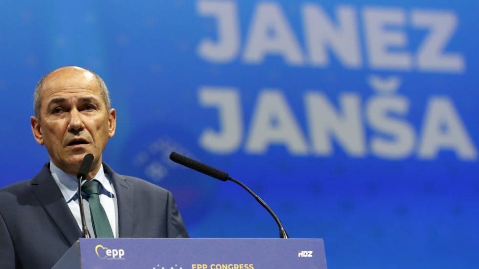 Högerpolitikern Janez Jansa är inne på sin tredje omgång som premiärminister i Slovenien. Arkivfoto.