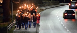 Ljusmanifestation i hoppets tecken