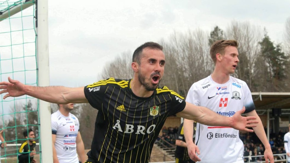 Mohammad Jafr gjorde ett av Vimmerbys mål i 2–0 segern borta mot Tenhult.