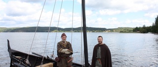 Vikingar besökte hamndagen i Hycklinge