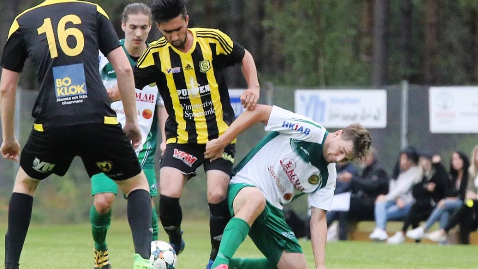 Hultsfreds FK klarade inte att stå emot IFK Västervik på Bökensved. Arkivbild.