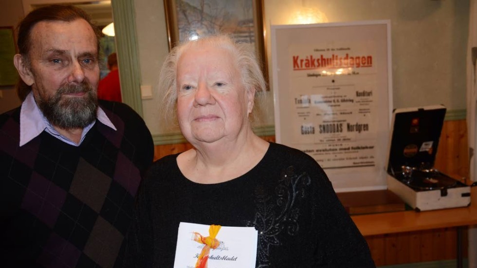 Föreningens ordförande Anders Stigbäck och sekreteraren Margaretha Blad.