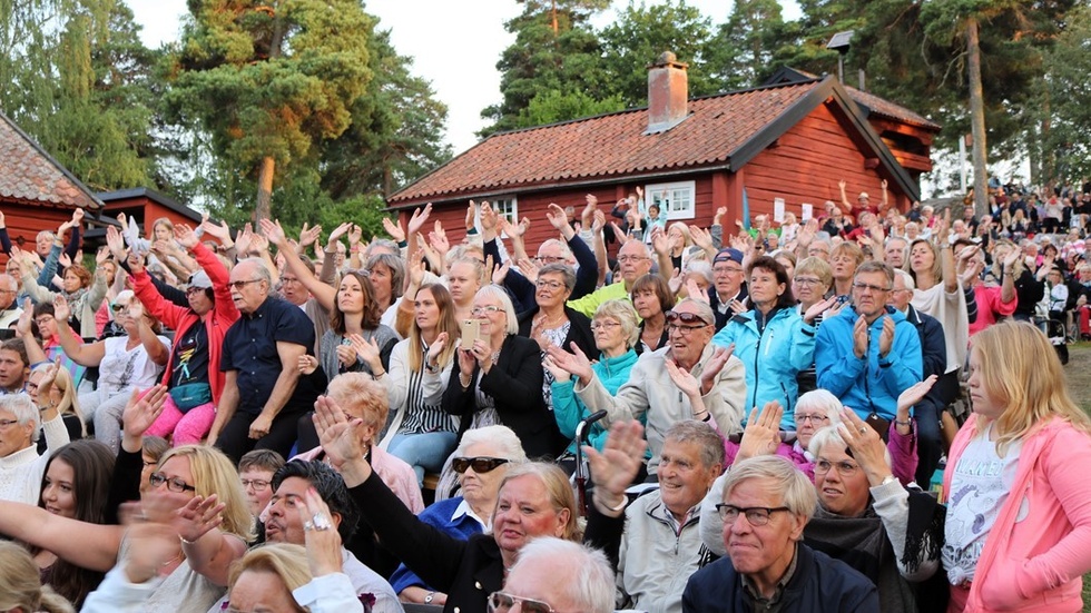 1200 personer utgjorde kvällens publik. Foto:Erica Månsson