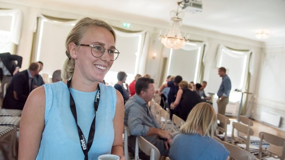 Amanda Lundberg arbetar som studie- och yrkesvägledare på Västerviks gymnasium. Hon menar att tidiga vägledarinsatser är viktiga för unga.